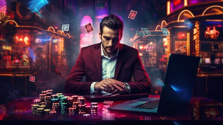 Mobile-optimized gaming hub features including budget tracking and security settings